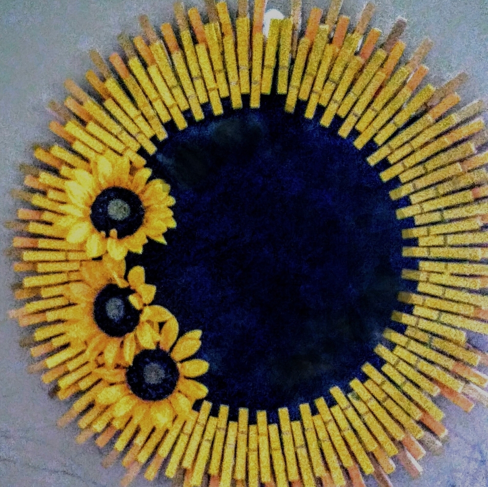 Sunflower wreath